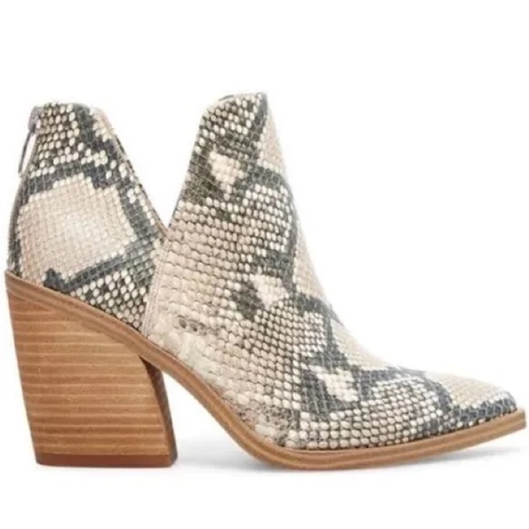 Steve Madden Women's Snakeskin Ankle Boots - Picture 1 of 7
